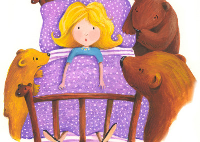 Bears round Bed