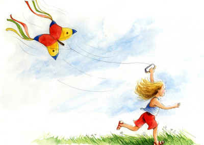 Girl Kite