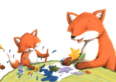 Painting Foxes